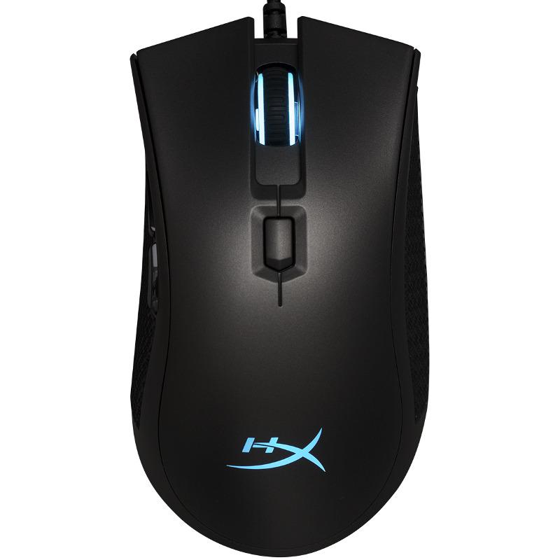 Maus gaming HyperX Pulsefire FPS Pro, 16000 DPI, RGB, gri metalik