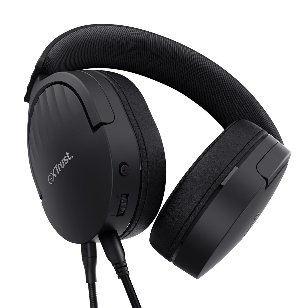 Kufje gaming Trust GXT 489 Fayzo, Multiplatform, 50mm Drivers, të zeza