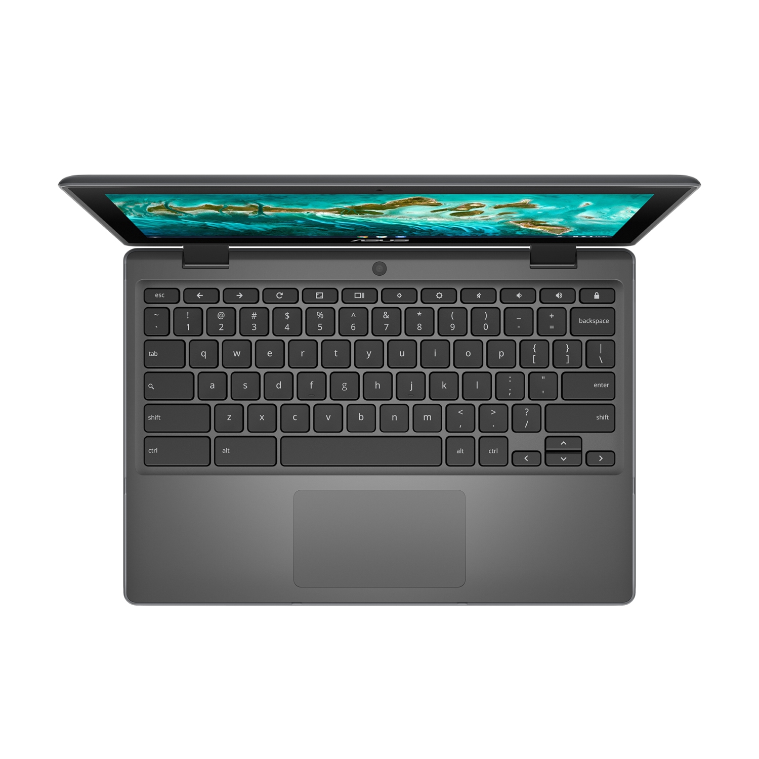 Laptop ASUS Chromebook CR11 Flip CR1100FKA N4500, 11,6", 1366x768, 4GB, 64GB, UHD, i hirtë