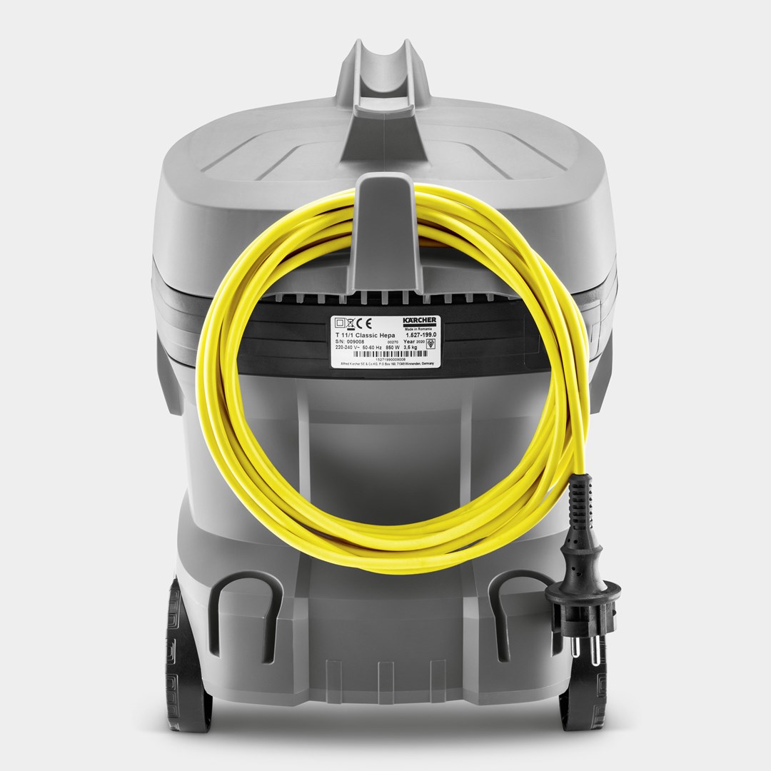 Fshesë industriale me korrent Karcher T 11/1 Classic, 11L, 850W, e verdhë