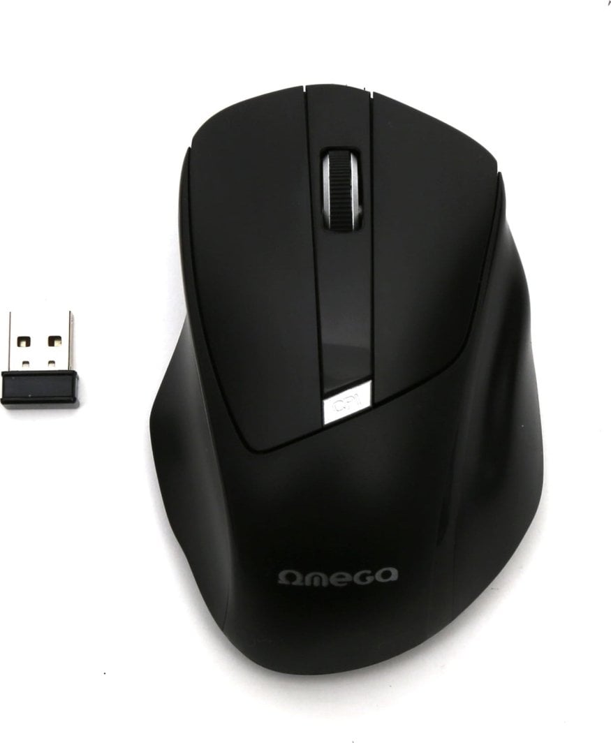 Maus wireless Omega OM216, 1600 DPI, 2.4GHz USB nano, i zi