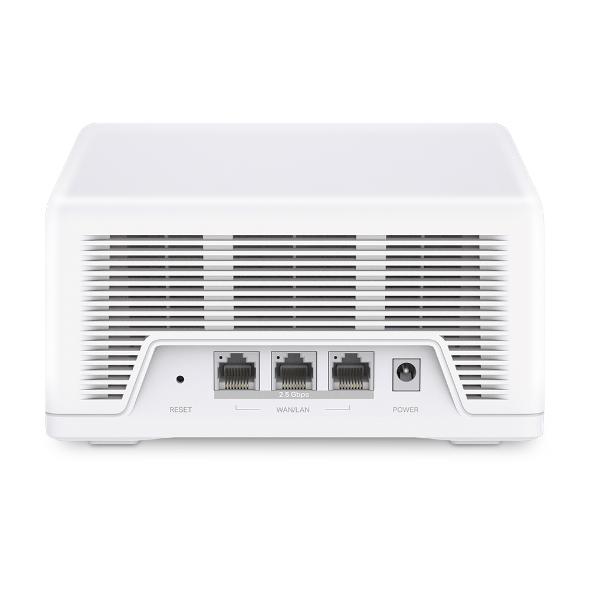 Sistem Mesh WiFi Mercusys Halo H47BE, BE9300, WiFi 7, set me 2, i bardhë