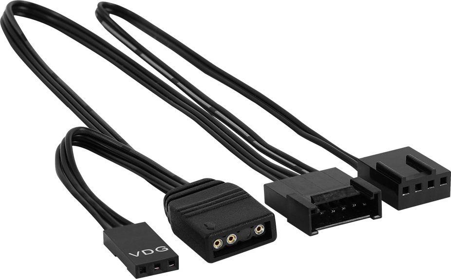 Ftohës Aerocool PGS DUO 20 ARGB, 200 mm