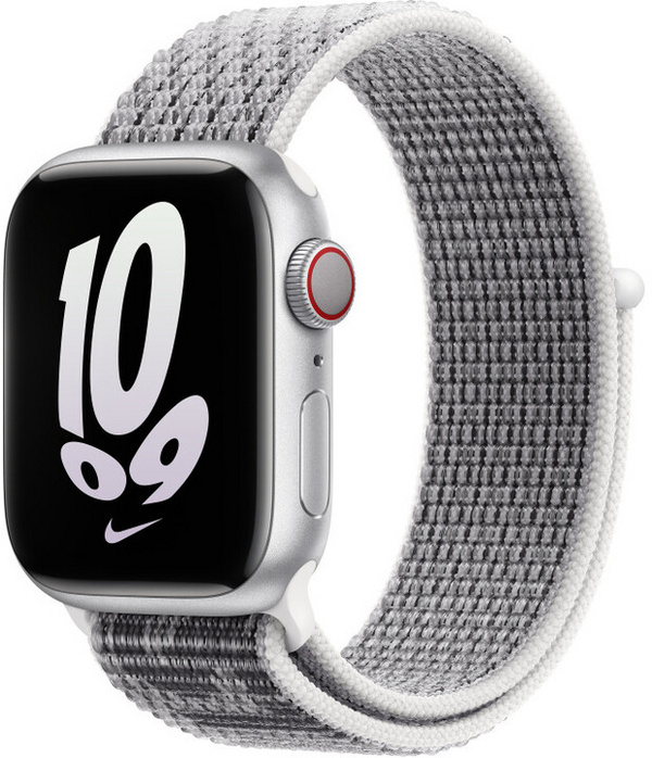 Apple Watch 41mm Nike Band, Summit White/Black Nike Sport Loop