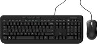 Komplet tastierë dhe maus Microsoft Incase Desktop 600, me kabllo, USB, gjermanisht QWERTY, i zi