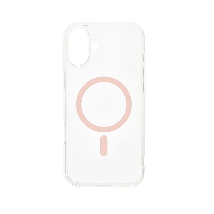 Dviced MagSafe iPhone 16 Clear Case, Pink