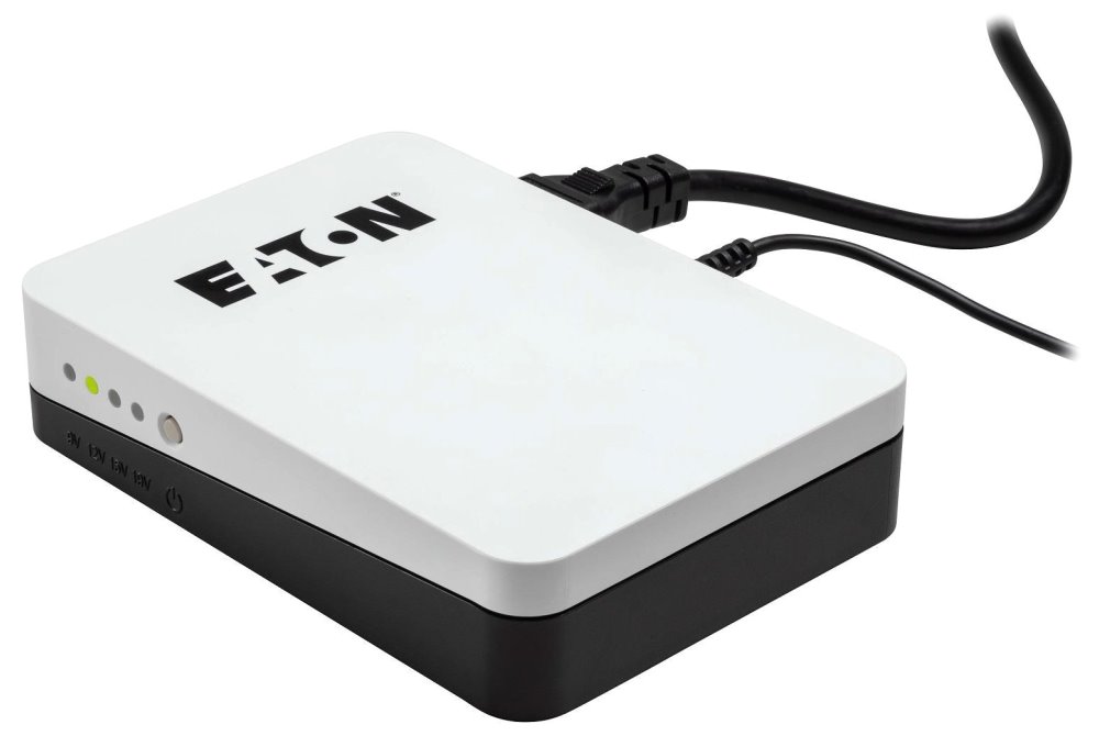 Mini UPS Eaton 3S, 36W, 19V, 1x Barrel Plug, e bardhë/e zezë
