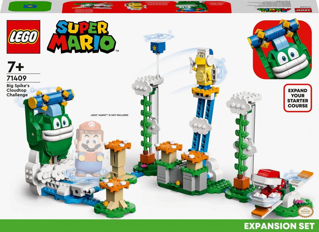 Set zgjerimi LEGO® Super Mario™ 71409 Big Spike Cloud Challenge, 540 pjesë
