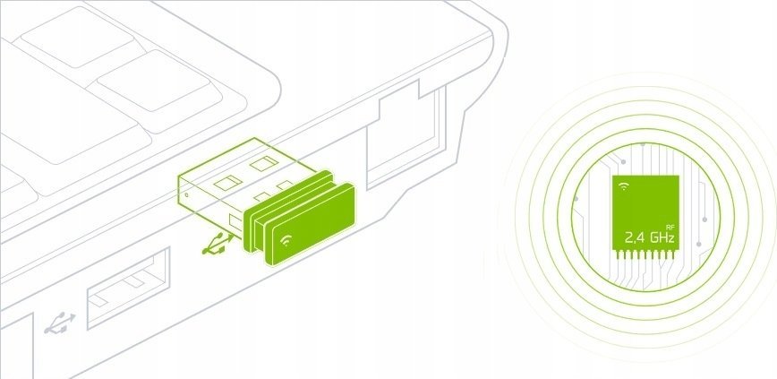 Mouse wireless Omega OM-229 OM229W, USB 2.4 GHz, optik, i zi