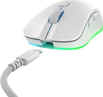 Maus gaming CHERRY XTRFY M50 Wireless, 2.4GHz Bluetooth, pa kabllo, i zi
