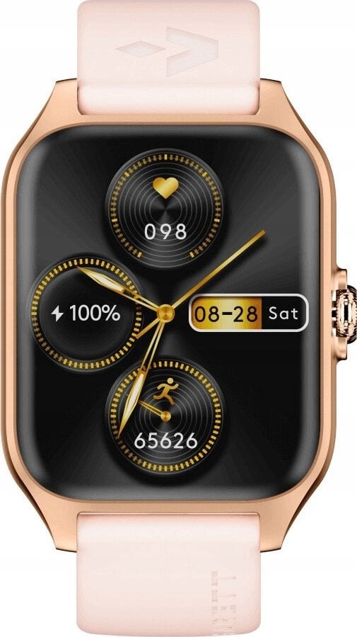 Smartwatch Garett Activity 2, ekran 1.78" AMOLED, Bluetooth, rozë gold