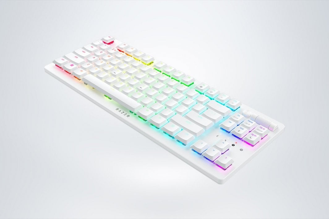 Tastierë Rapoo DeathStalker, wireless, US, e bardhë