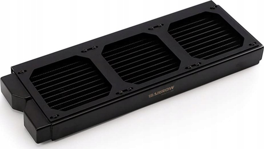 Mbajtëse radiator Barrow 360mm, për ftohje me ujë, e zezë