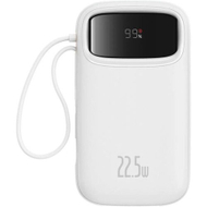 Karikues portativ Baseus Qpow2, 20000mAh, 22.5W, i bardhë