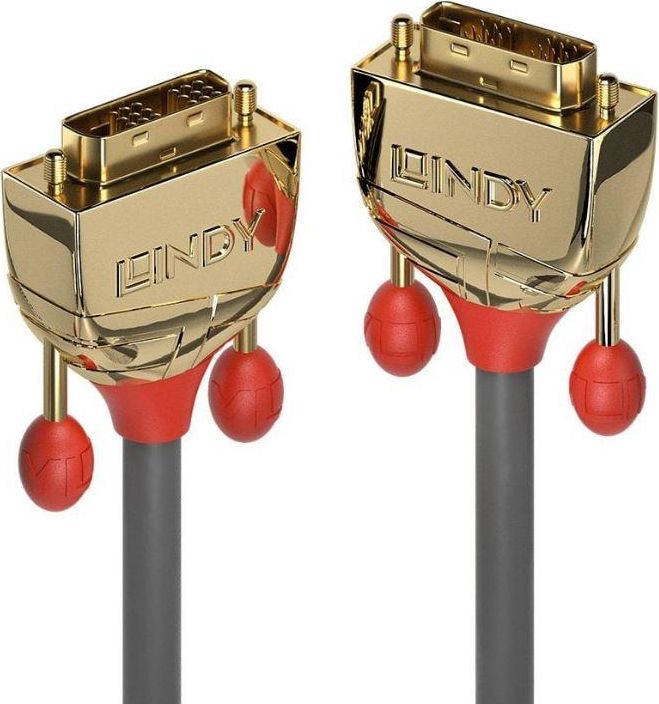 Kabllo DVI Lindy 36217, DVI D në DVI D, 20m, gold