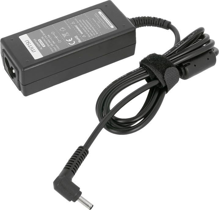 Adapter karikues për laptop Mitsu ZM/AS19175E, 33 W, 19 V 1.75 A, i zi