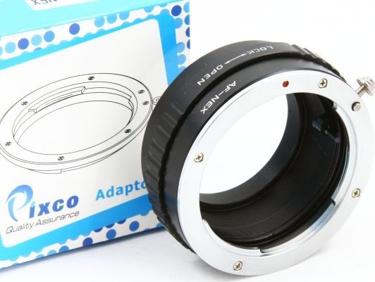 Adapter objektivi Pixco, Sony E në Sony A Minolta, bllokim diafragme, i zi