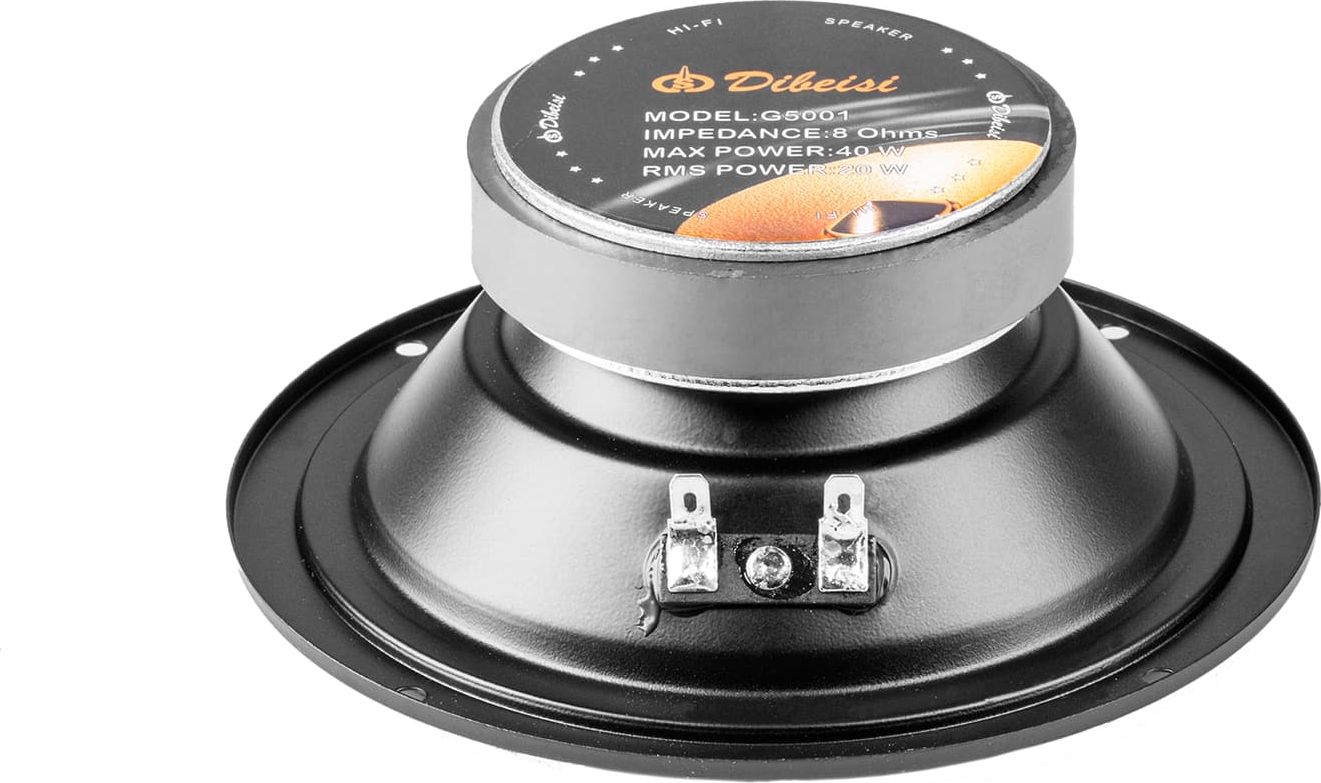 Altoparlantë veture Dibeisi DBS G5001 4, 5", 40W, 4 Ohm, të zinj