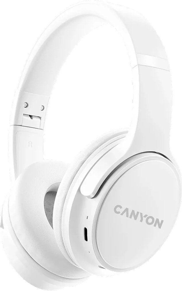 Kufje pa tela Canyon OnRiff 4, Bluetooth 5.3, deri 50 orë bateri, të zeza