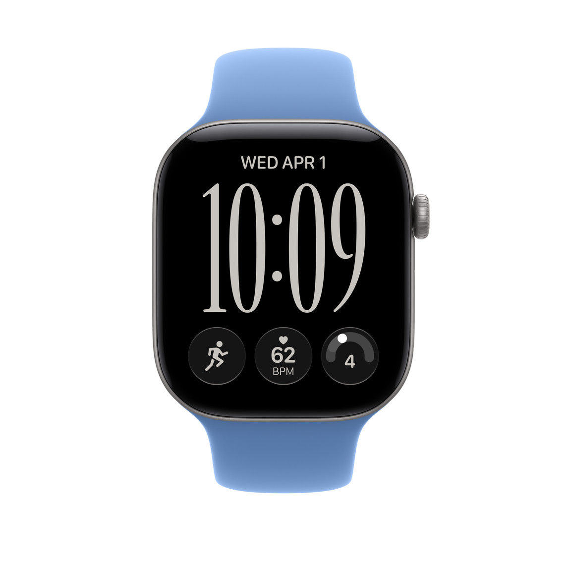Apple Watch 46mm Wildflower Blue Sport Band, S/M