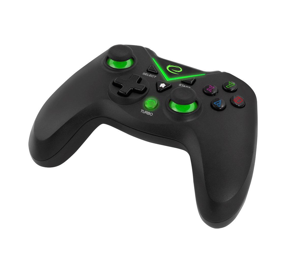 Gamepad Esperanza Major Pad EGG112K, wireless 2.4GHz, vibrim, i zi