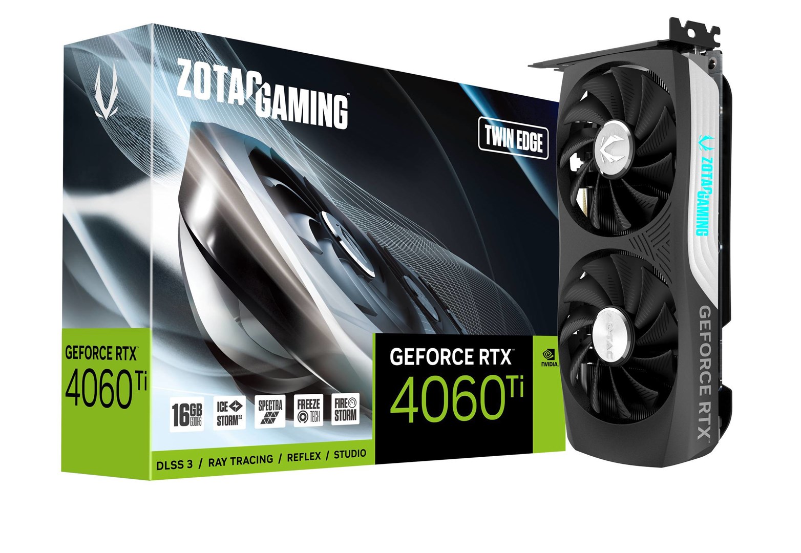 Kartelë grafike Zotac Gaming GeForce RTX 4060 Ti Twin Edge 16GB GDDR6