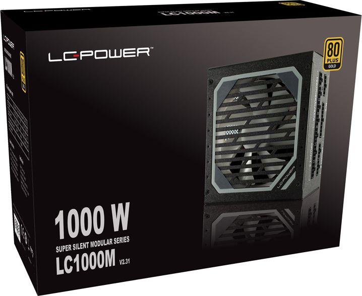 Burim energjie LC-Power Super Silent Modular LC1000M V2.31 ATX, 1000W