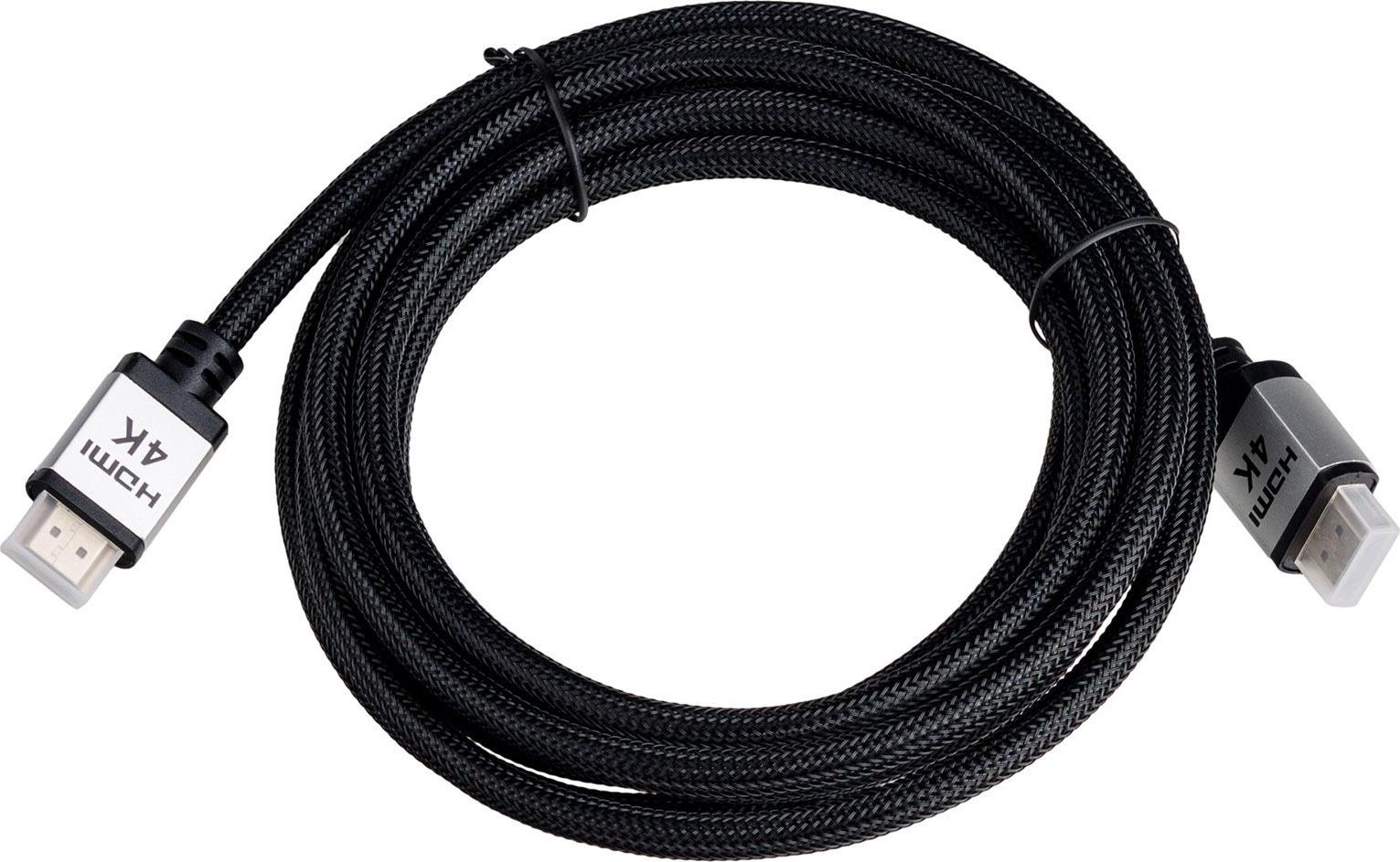 Кабел HDMI Akyga AK-HD-30P, 3m, 4K, сребрена боја