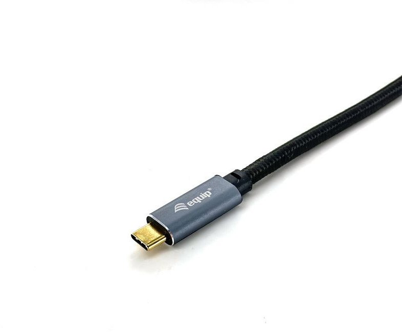 Kабел USB C Equip 3.2, 3 m, 5A, 4K 60Hz, сиво и сребрено