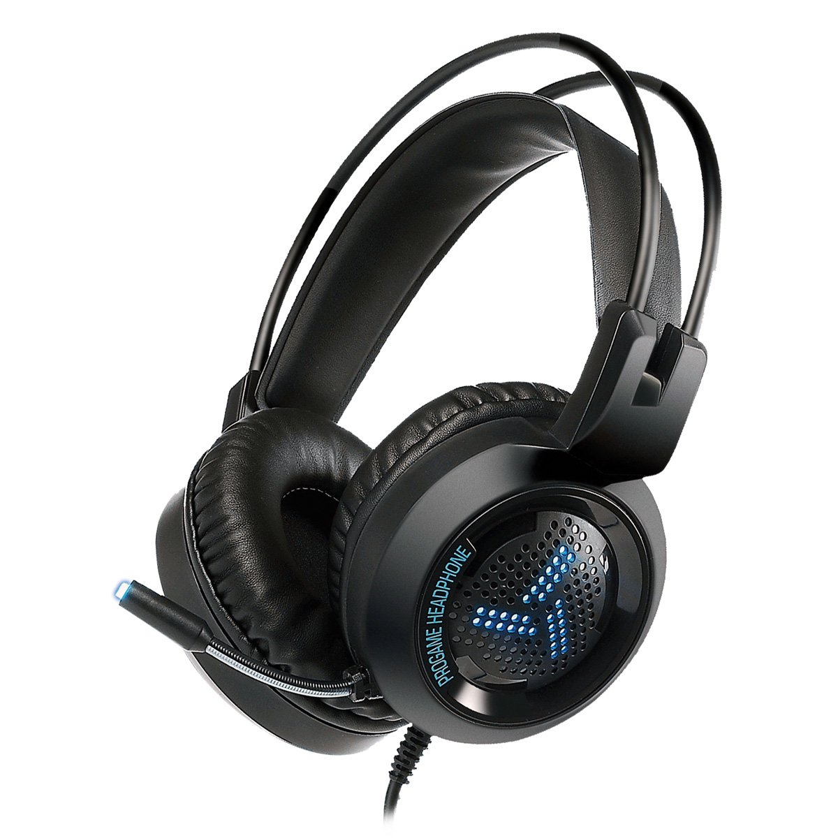 Kufje gaming Varr VH8020,  LED Mic, të zeza