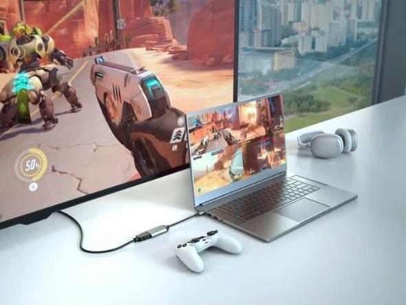 Adapter USB C në HDMI HyperDrive HD H8K GL, 8K 60Hz, gri