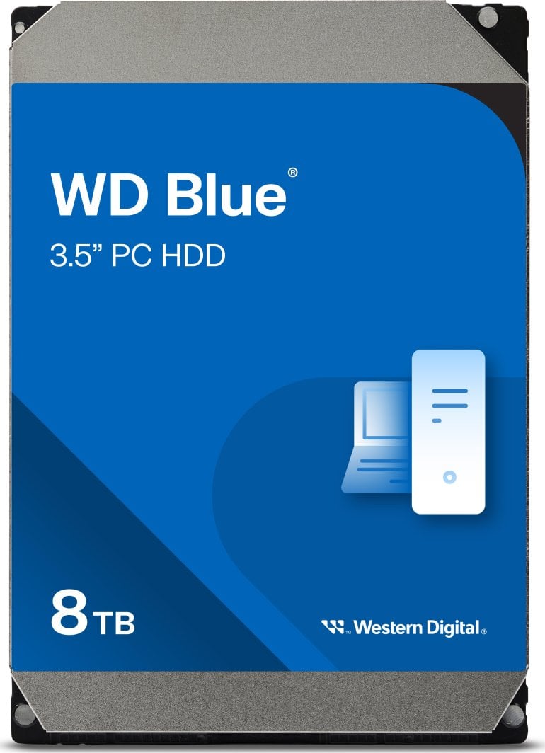 Disk HDD WD Blue, 8TB, 3.5" SATA III (WD80EAAZ)
