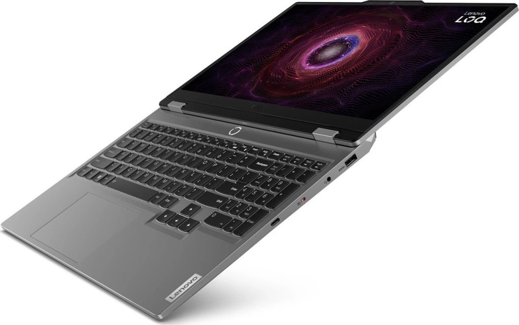 Laptopi Lenovo LOQ 15AHP9, 15.6", AMD Ryzen 7 7445HS, 16GB RAM, 512GB SSD, RTX 4050, 144Hz, i hirtë