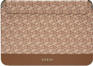Mbulesë laptopi Guess Gcube Stripes GUCS14HGCFSEW, 14", për MacBook, kafe
