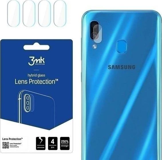 Mbrojtëse për lente telefoni 3MK për Samsung A115, A11, 4 copë