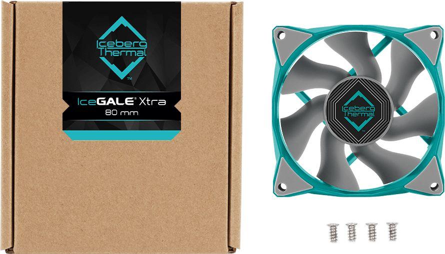 Ftohës Iceberg IceGALE Xtra, 80 mm, i gjelbër