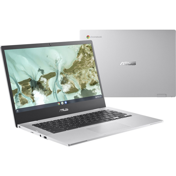 Laptop Asus Chromebook CX1, 14", 4 GB RAM, 64 GB SSD, Intel Celeron N3350, Intel HD Graphics 500, i argjendtë