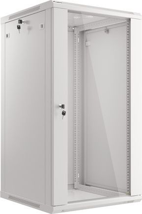 Kabinet muri Lanberg Wall Cabinet WF01-6622-10S, 19", 22U, gri