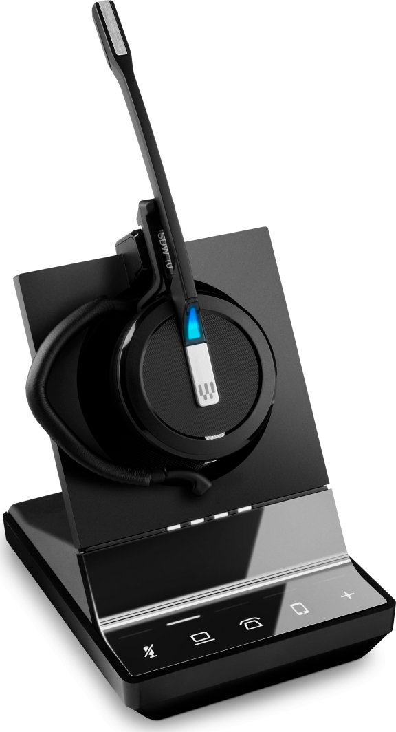 Kufje wireless EPOS IMPACT SDW 5016, DECT, bazë me lidhje triple, e zezë