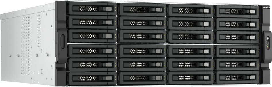 Kabinë magazinimi QNAP TL-R2400PES-RP, 24 slote SATA HDD SSD, PCIe, e zezë