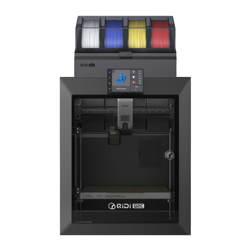 Printer 3D Qidi Q2C Combo, ekran me prekje, lidhje me aplikacion, i zi