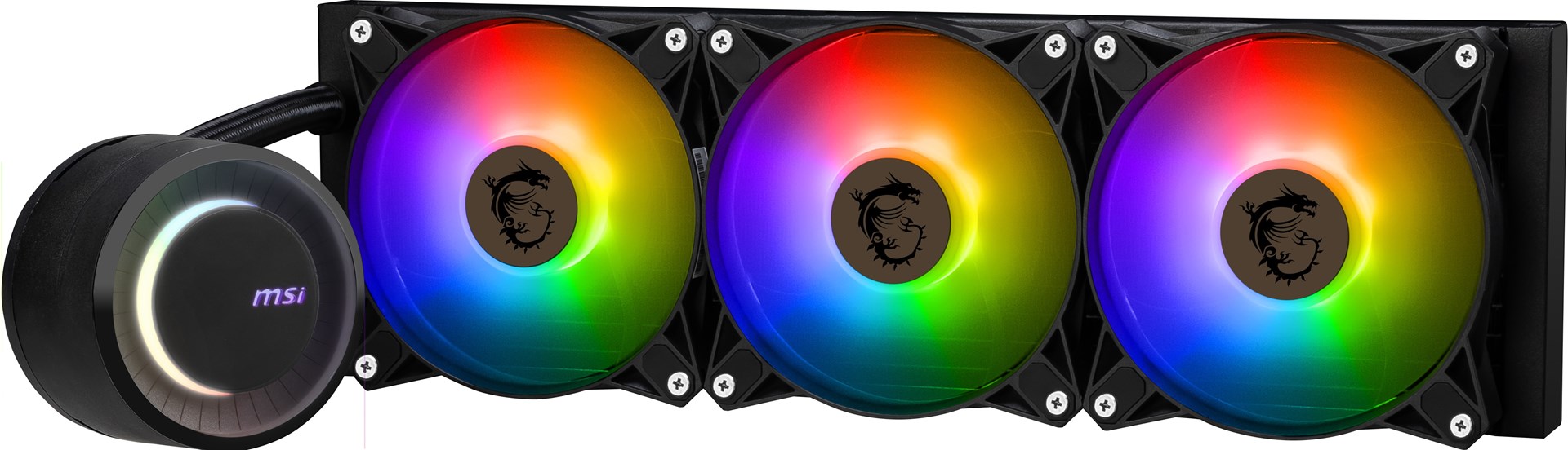 Ftohës me ujë MSI MAG CoreLiquid E360, 360mm, 3x120mm Fans, LGA1700/AM5, i zi