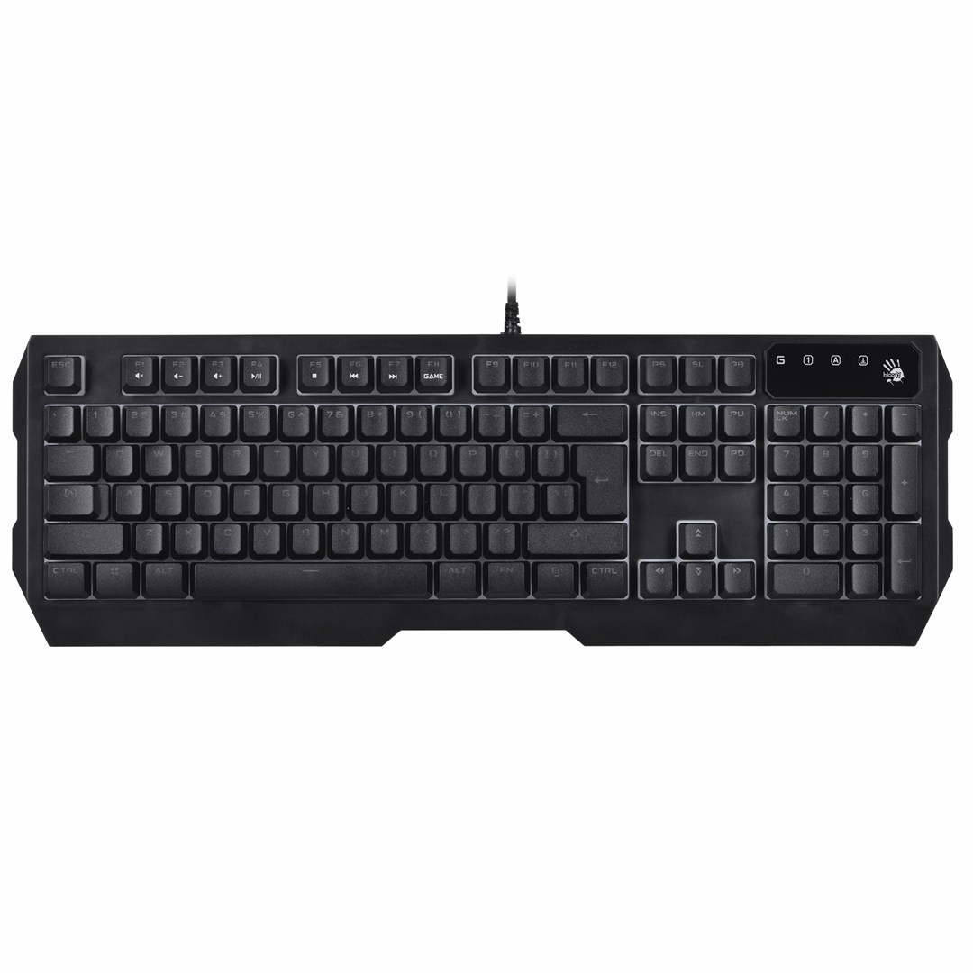 Tastierë Gaming A4 Tech B140N, USB, RGB, e zezë