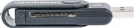 Lexues kartelash Manhattan 24in1, USB 3.0, SD MicroSD MMC, i zi