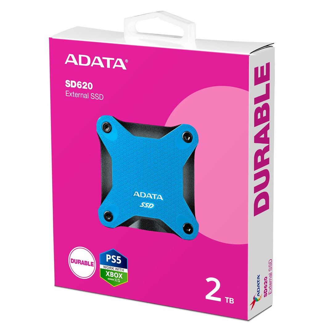 Disk SSD i jashtëm A-Data SD620 2TB, USB 3.2 Gen 2, i kaltër