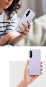 Këllëf silikoni Samsung për Galaxy A36, origjinal, ngjyrë lejla