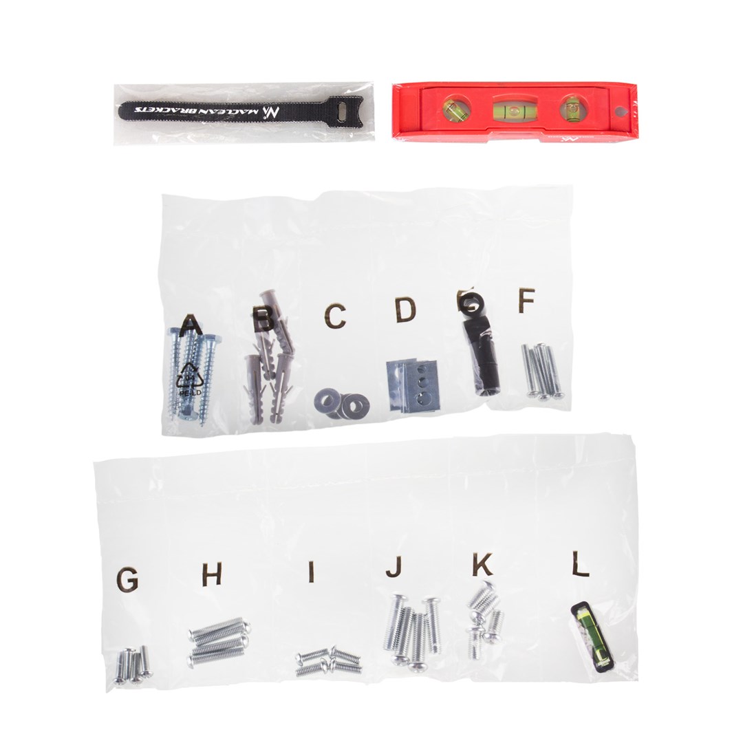 Mbajtëse për TV Maclean MC-422, 43-100", VESA 800x400, 120kg, e zezë