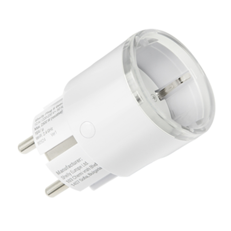 Prizë smart Shelly Plug S Gen3, Wi‑Fi, matje energjie, e bardhë, set 5 copë
