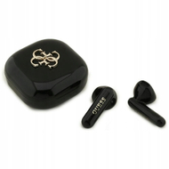 Kufje wireless Guess TWS 4G Metal Logo, Bluetooth 5.4, 16h, të zeza