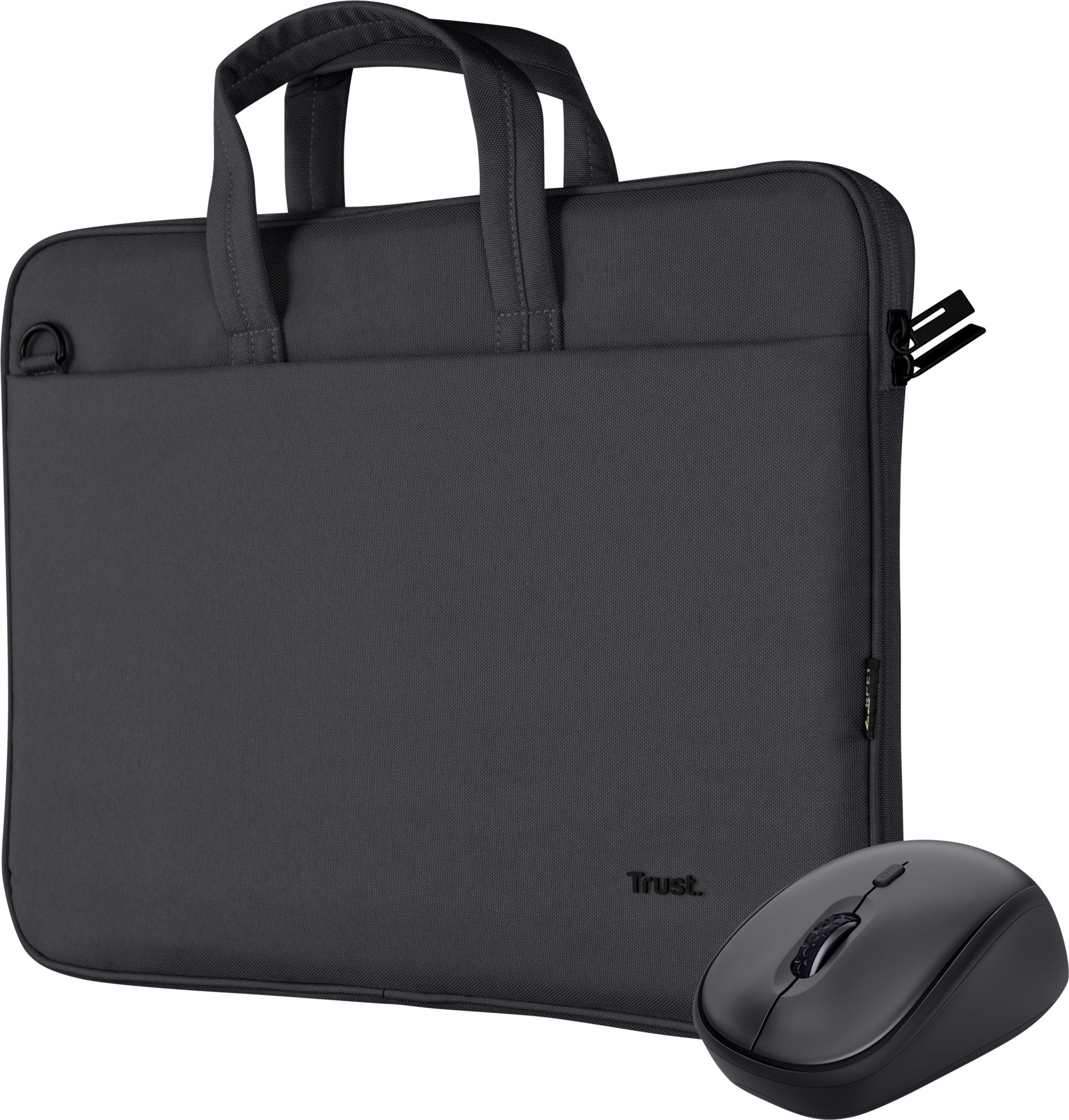 Çantë laptopi Trust Bologna, 16", me maus wireless, e zezë